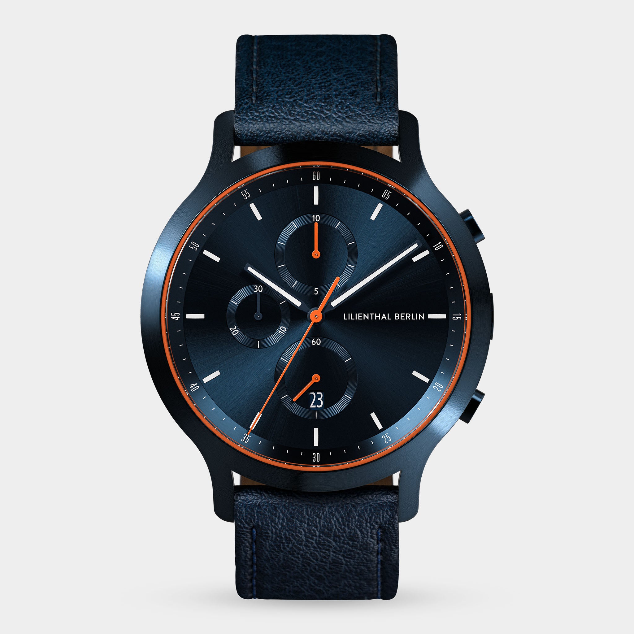 Chronograph Blue Orange - Lilienthal Berlin