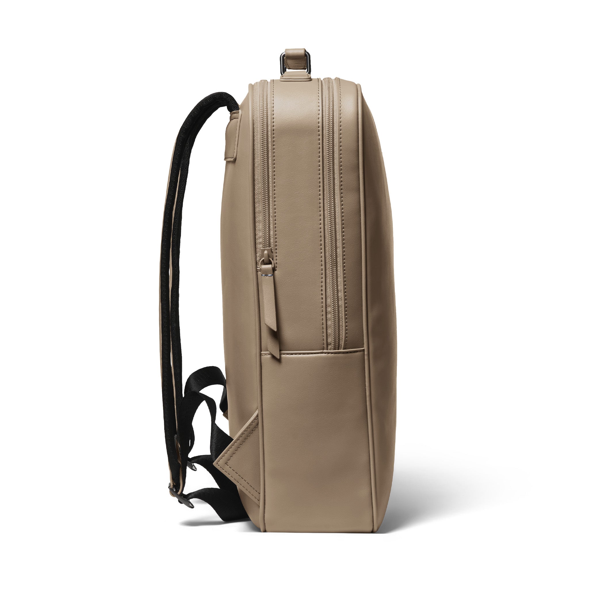 Minimalist Backpack Cactus Leather Sand - Lilienthal Berlin