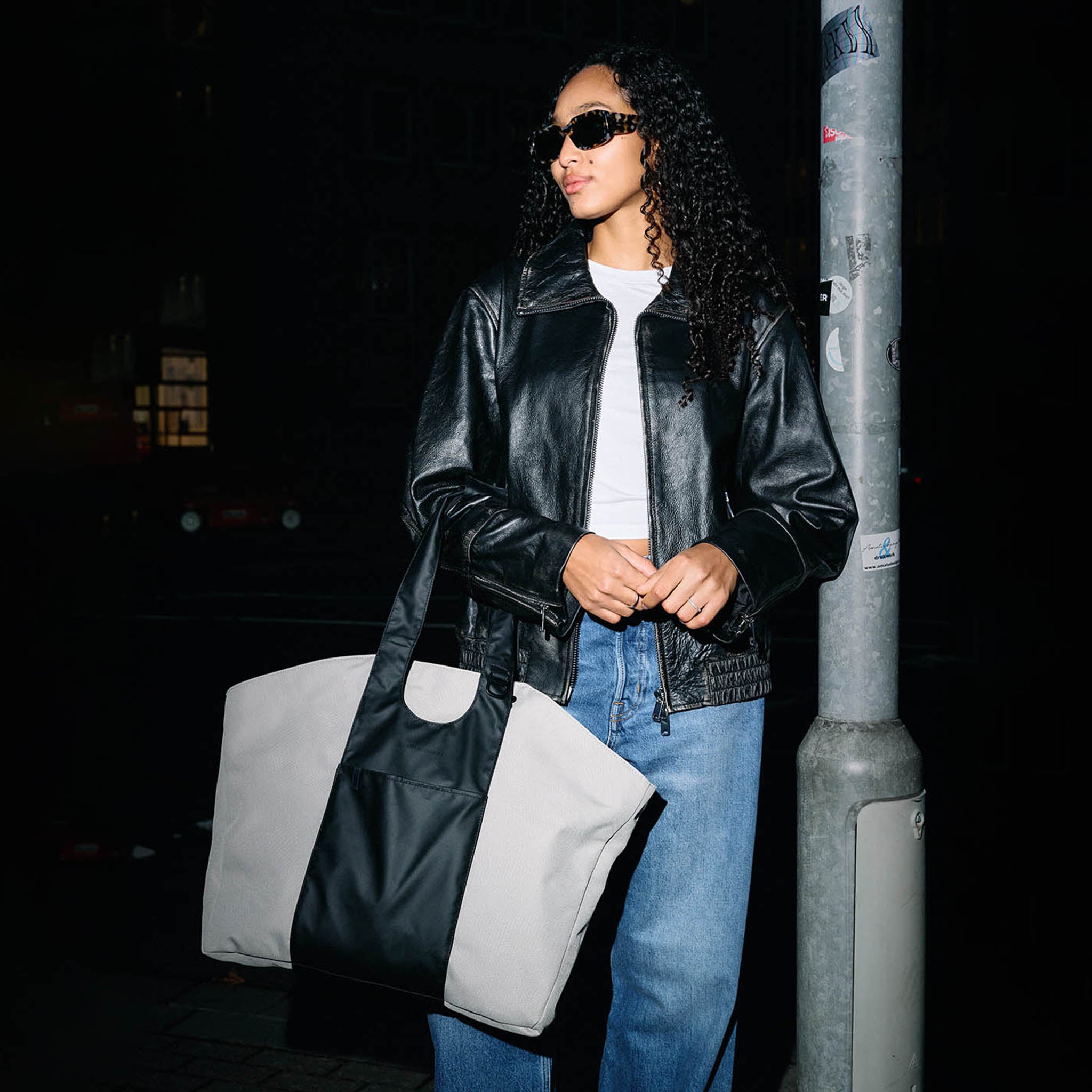 Tote Bag Recycled Polyester Beige - Lilienthal Berlin