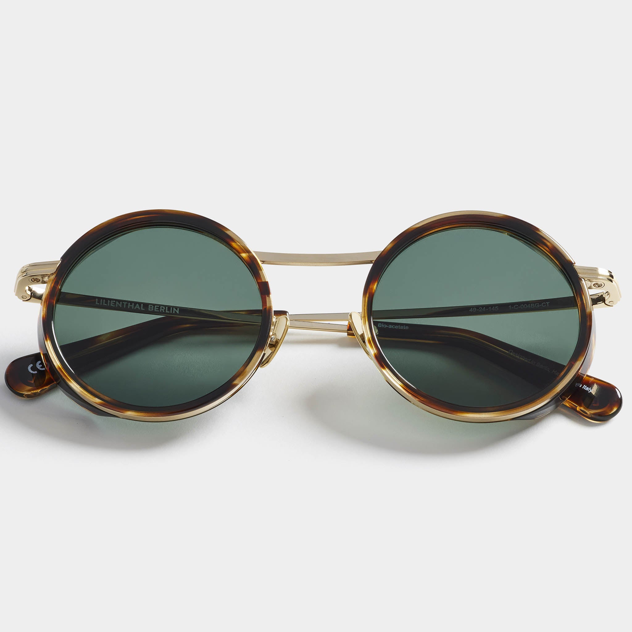 Chillwave – Brushed Gold Tortoise / Green