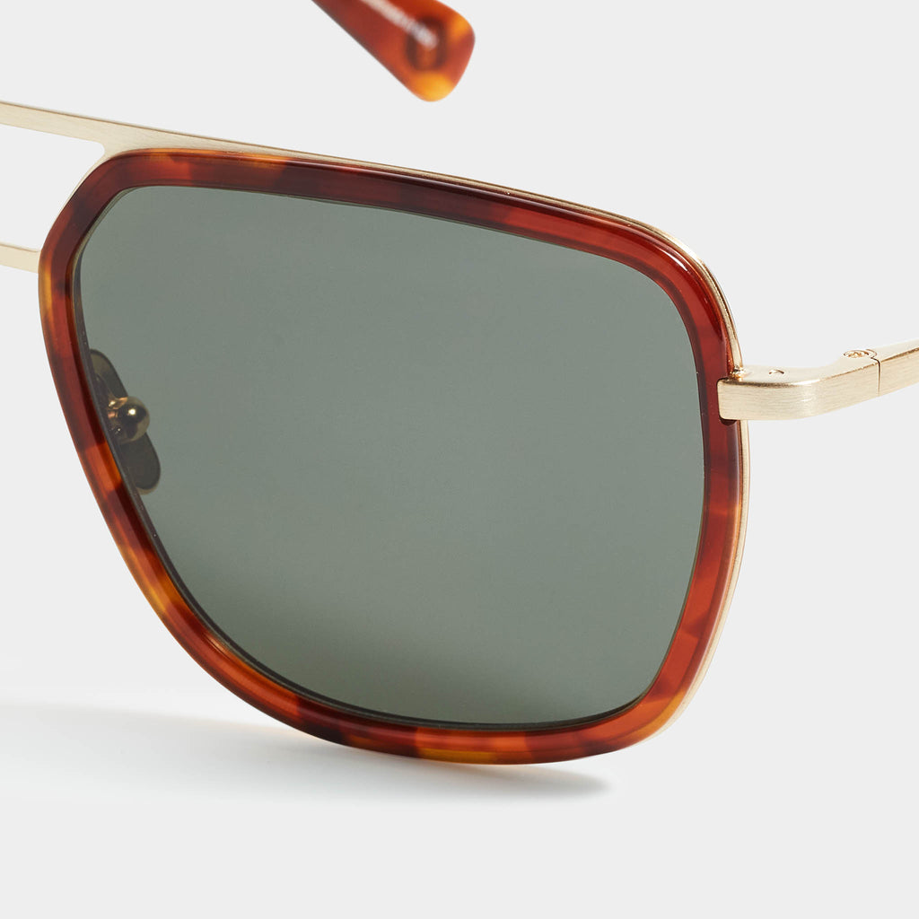 Aero Funk – Brushed Gold Brown / Green