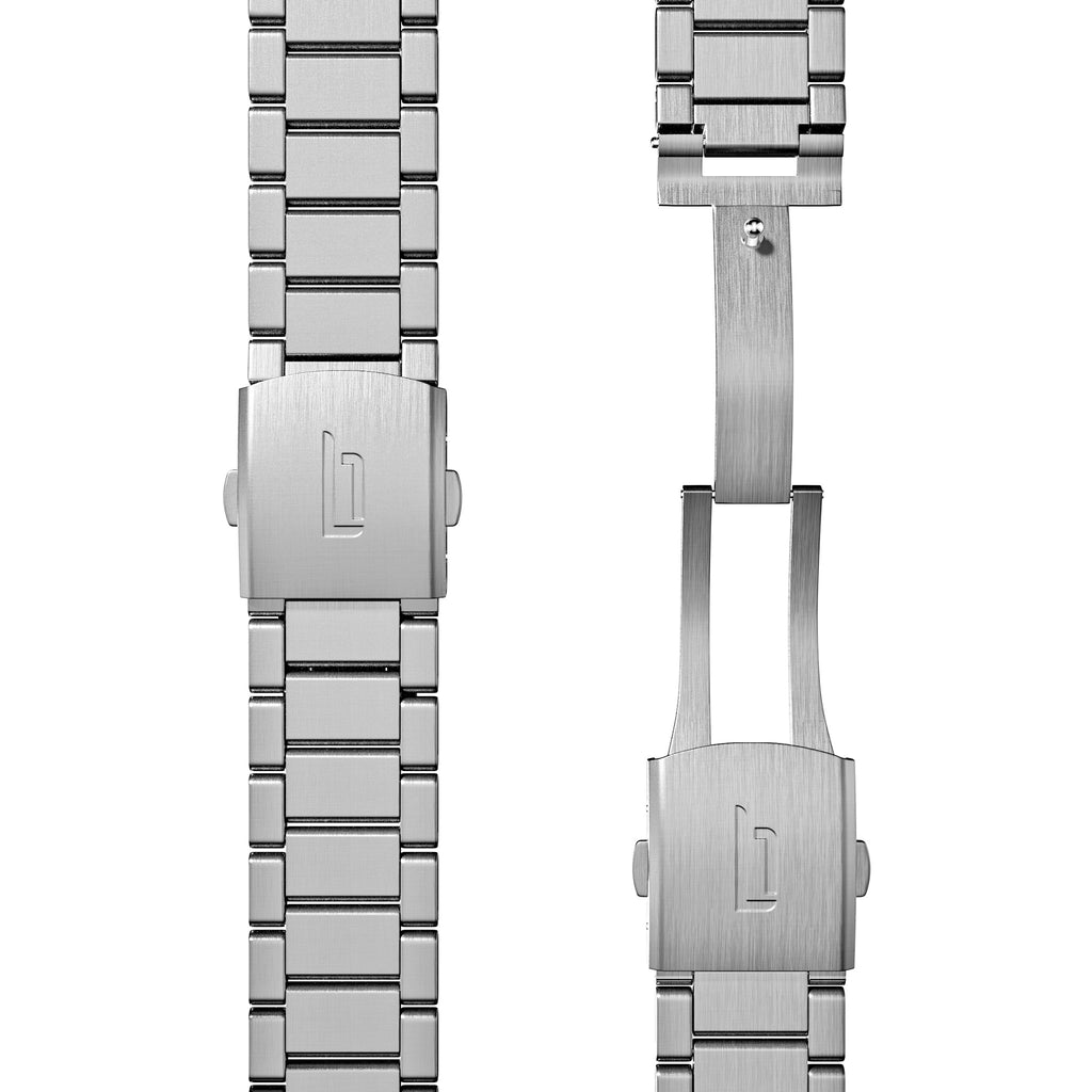 Stainless Steel Strap – Silver Brushed