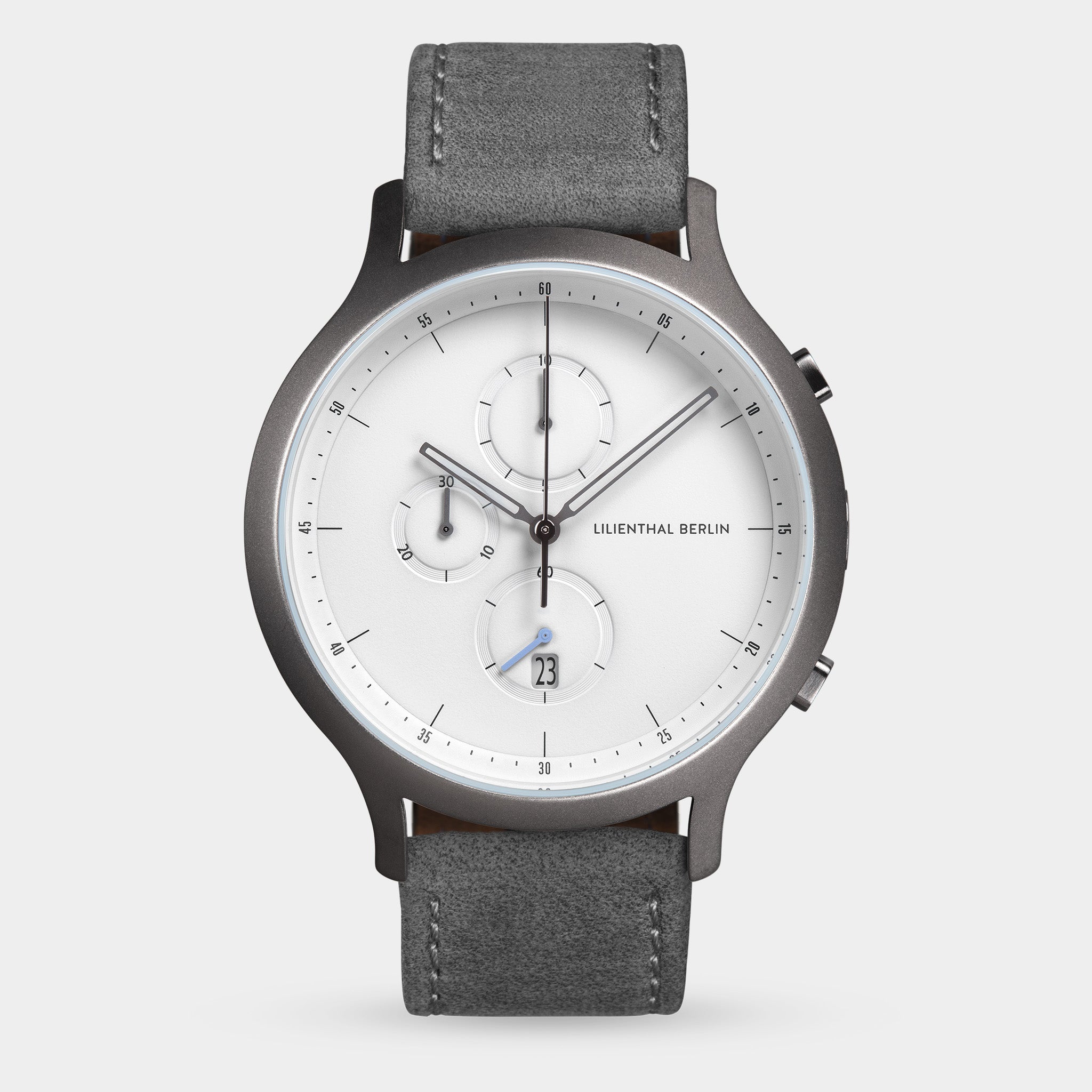 Chronograph – Dark Silver White