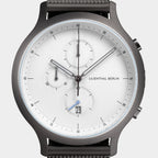 Chronograph – Dark Silver White