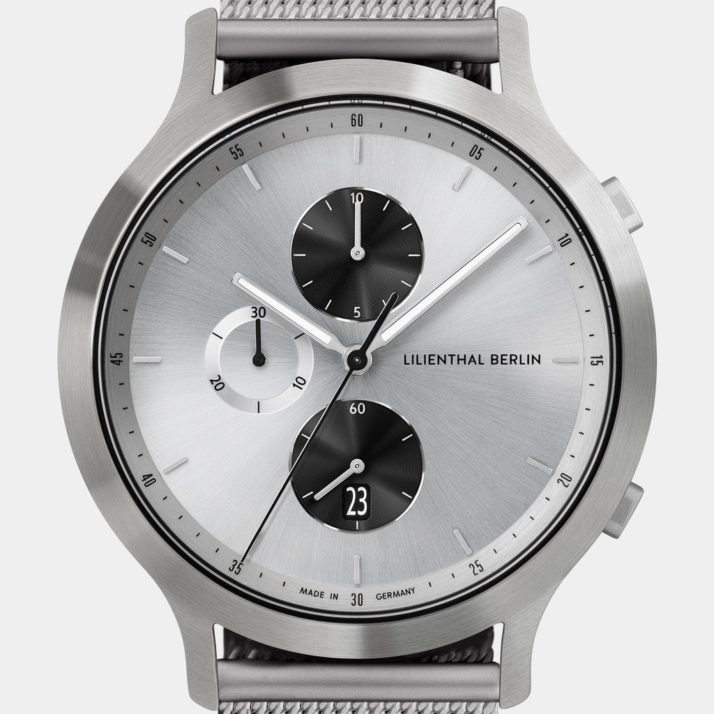 Chronograph – Duality Silver Black