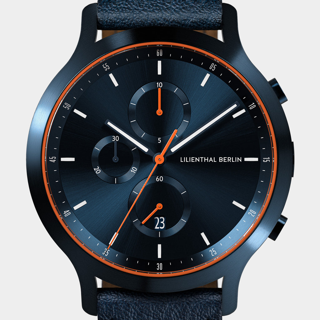 Chronograph – Blue Orange