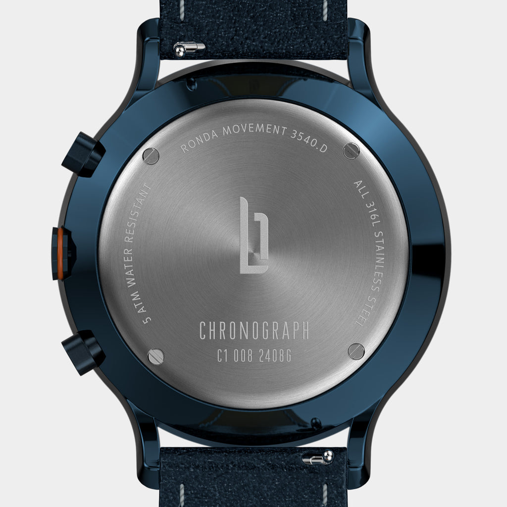 Chronograph – Blue Orange