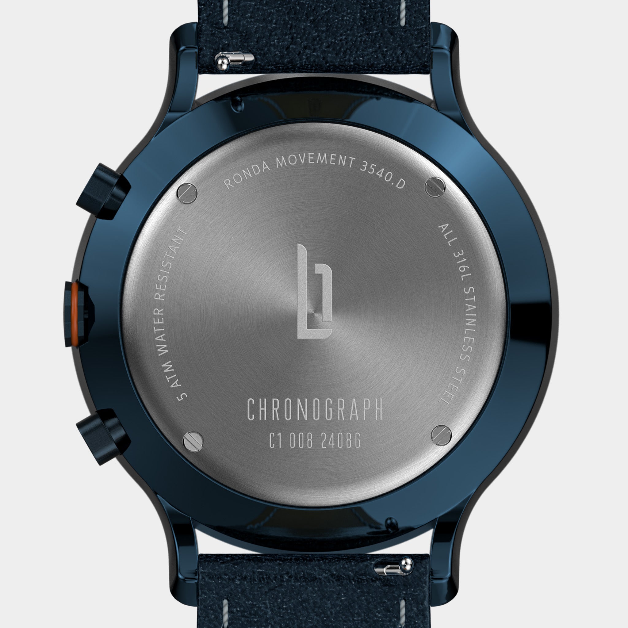 Chronograph – Blue Orange