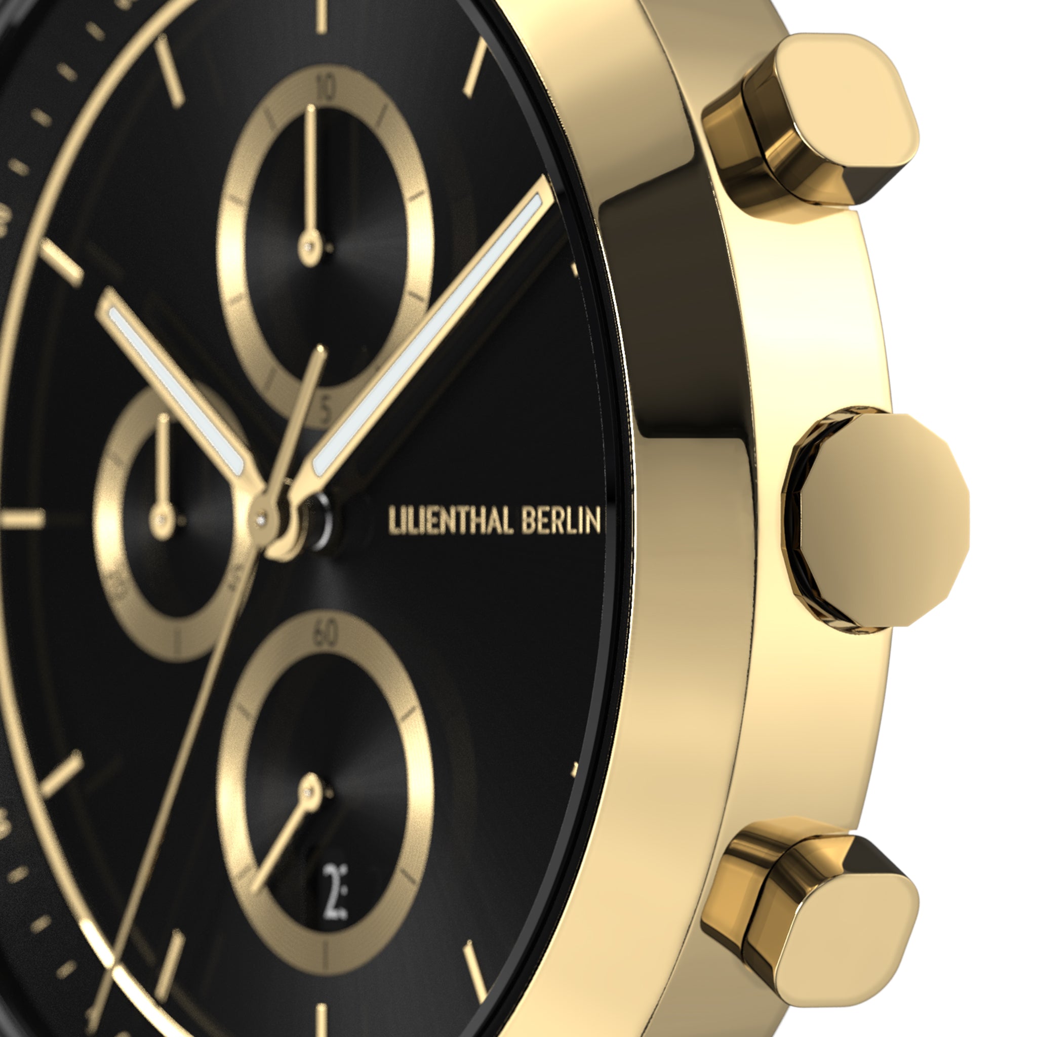 Chronograph Gold Black - Lilienthal Berlin