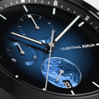 Chronograph Meteorite – Blue Flare