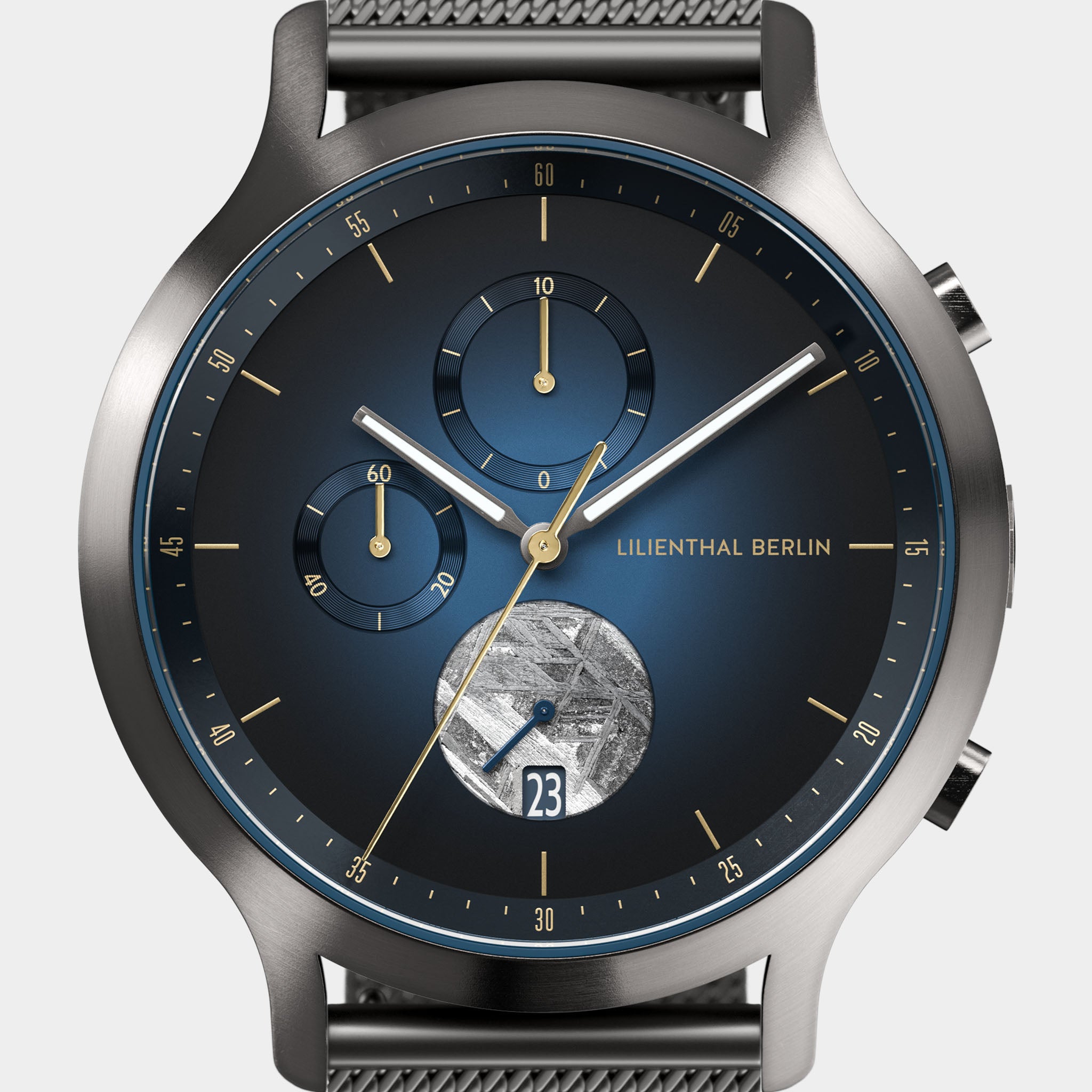 Chronograph Meteorite – Midnight Gold