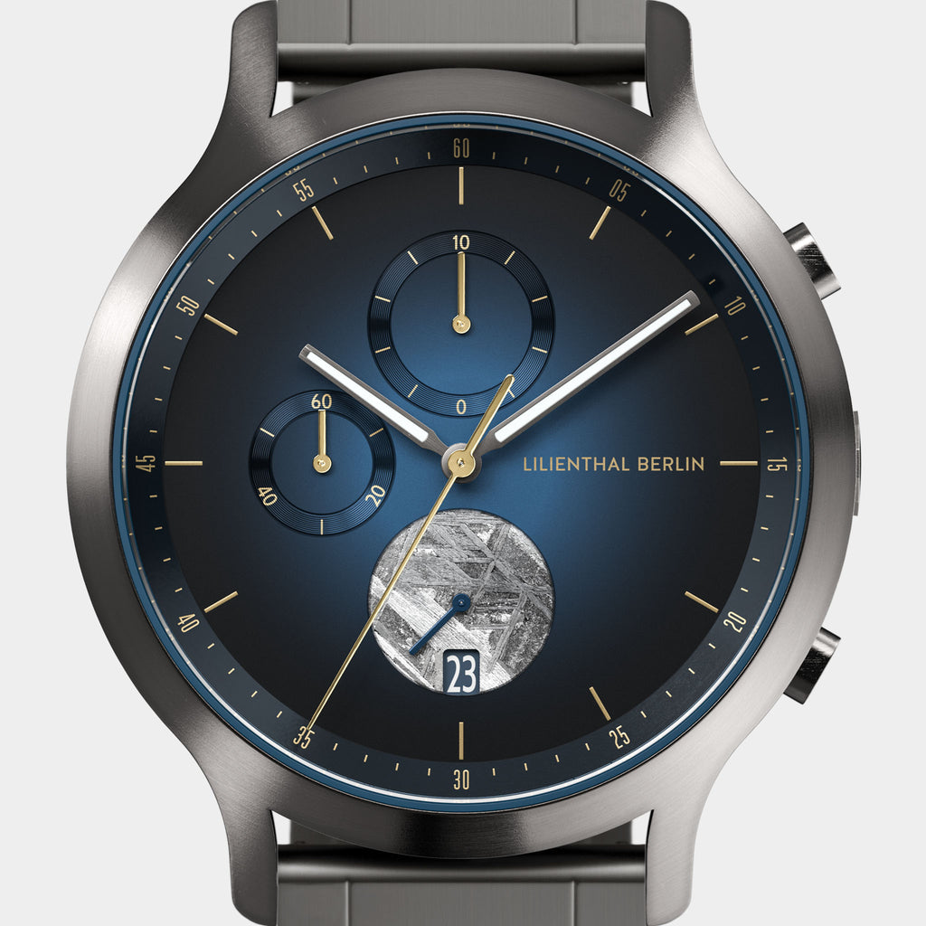 Chronograph Meteorite – Midnight Gold