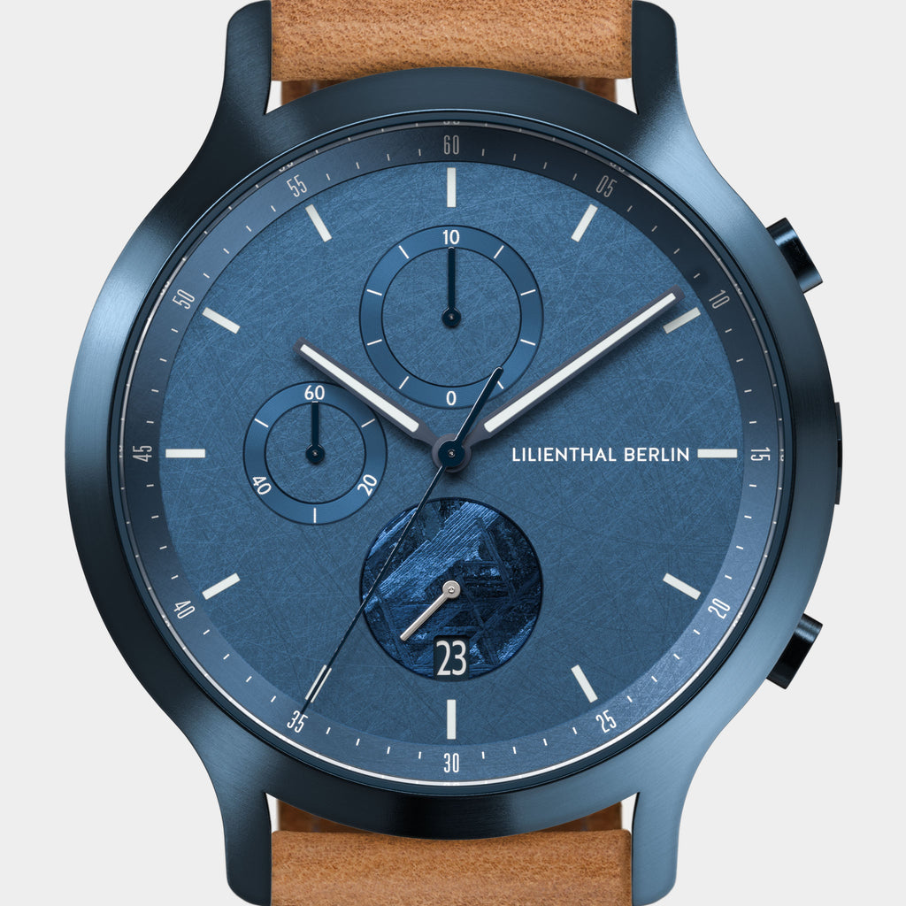 Chronograph Meteorite – Stellar Blue
