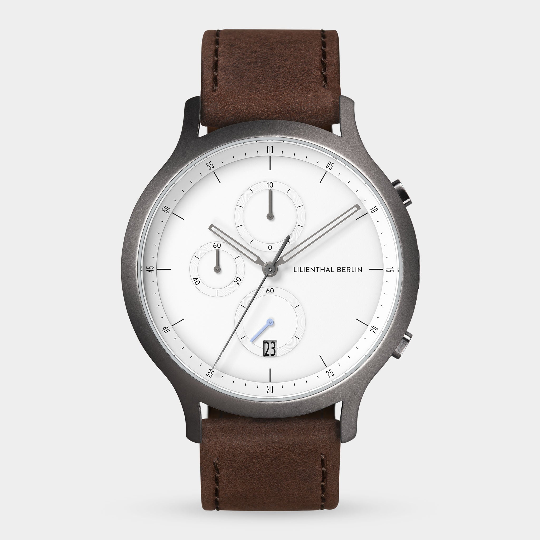 Chronograph – Dark Silver White