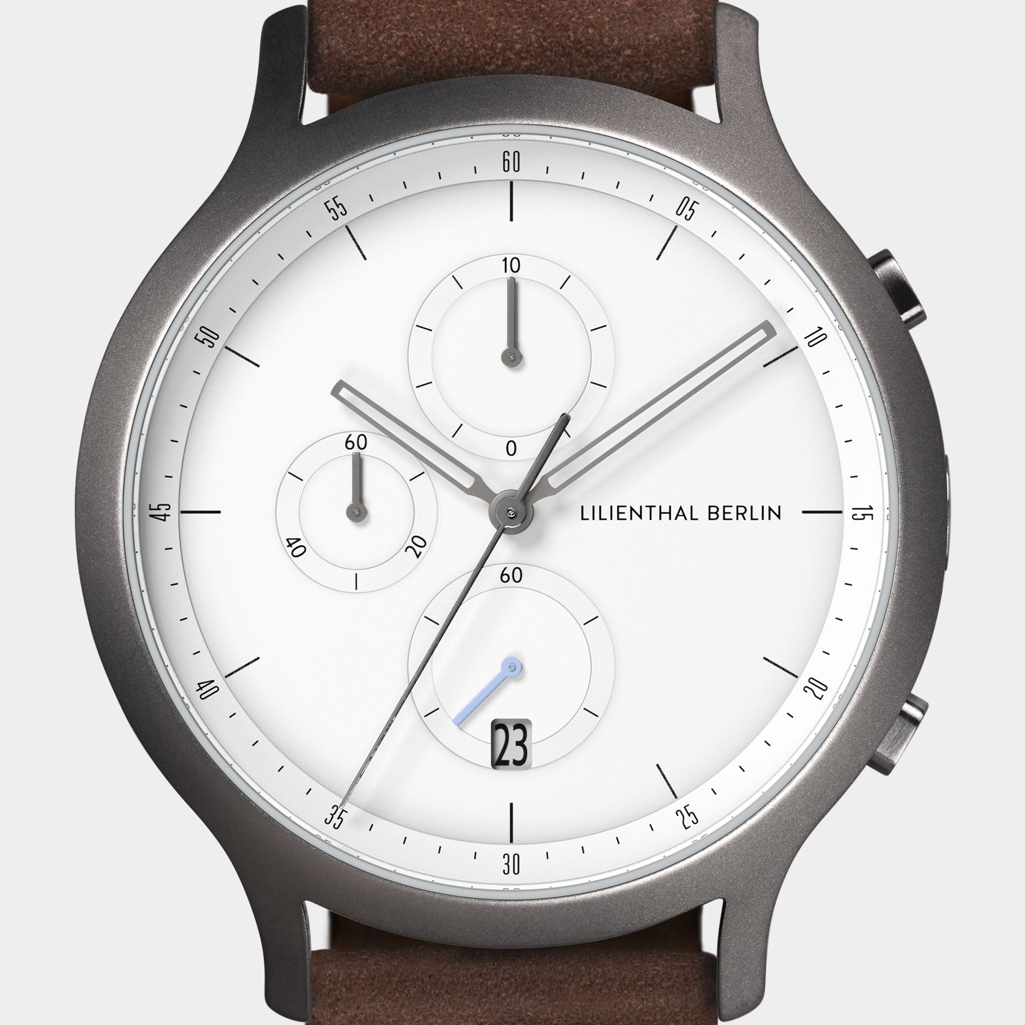 Chronograph – Dark Silver White