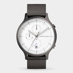 Chronograph – Dark Silver White