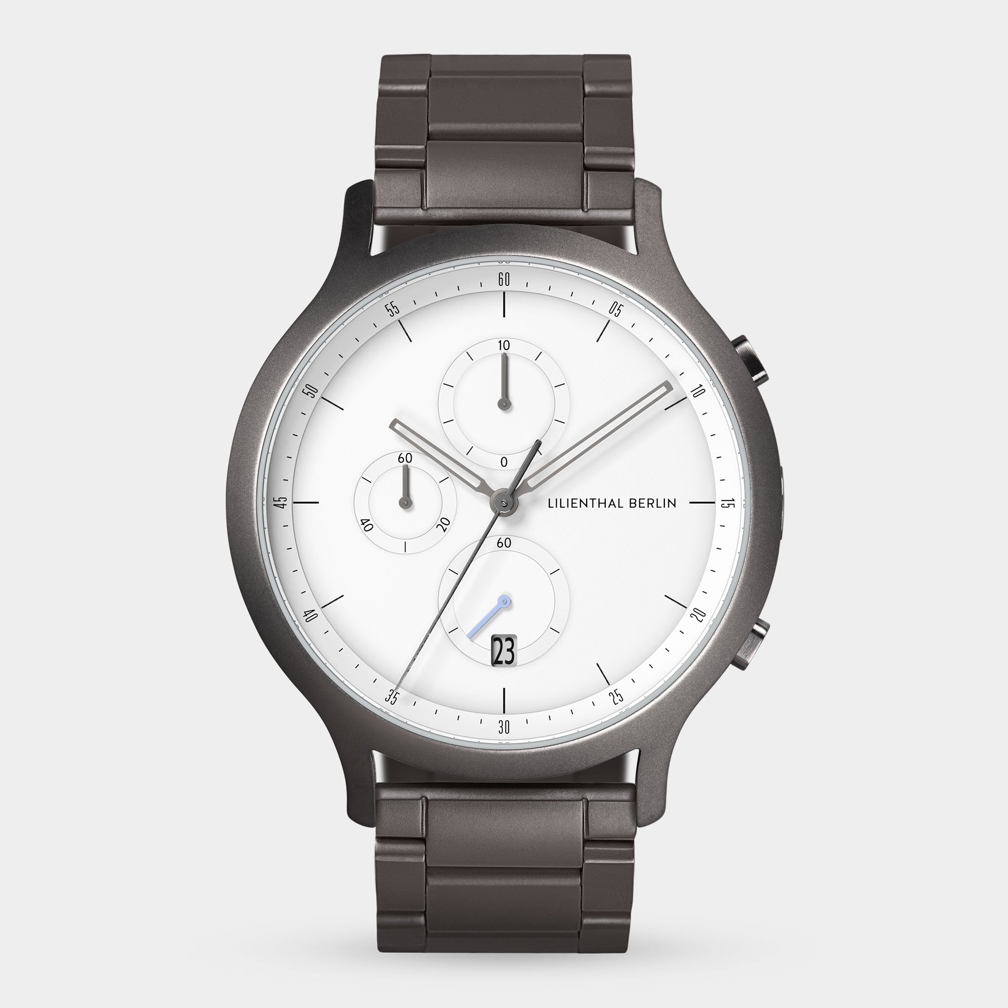Chronograph – Dark Silver White
