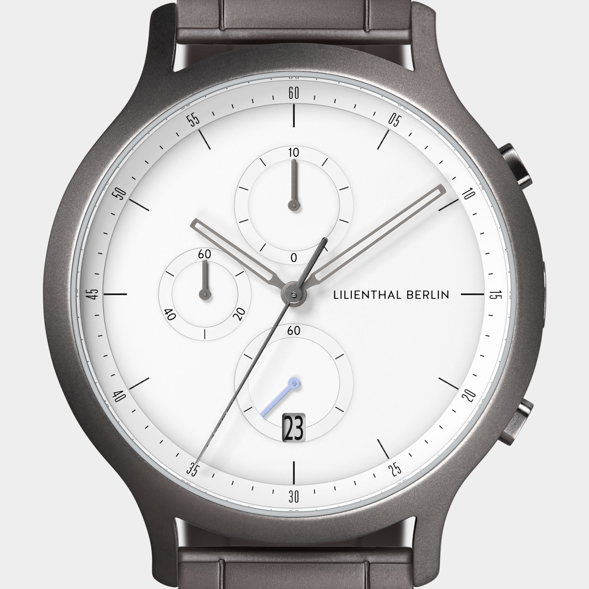 Chronograph – Dark Silver White