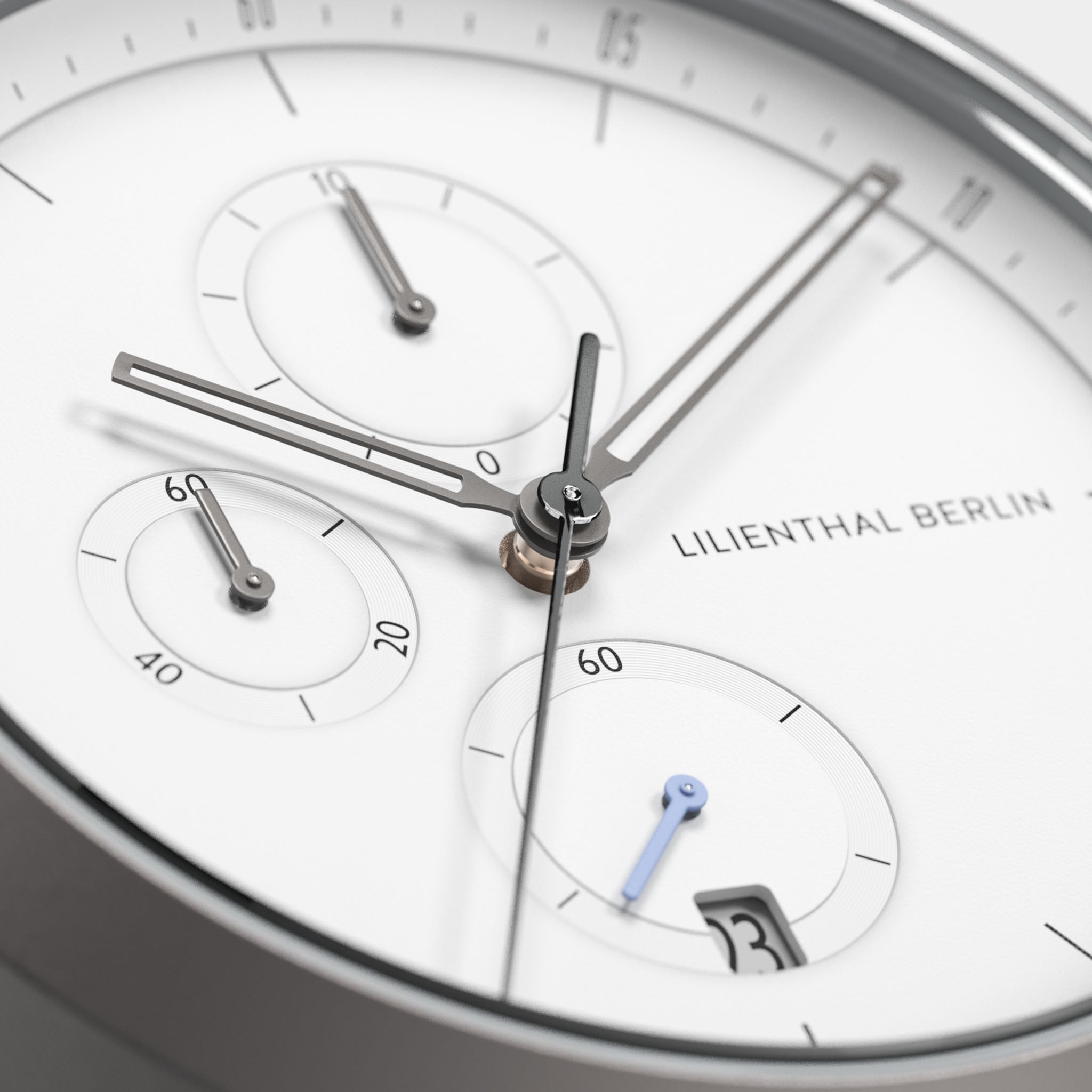 Chronograph – Dark Silver White