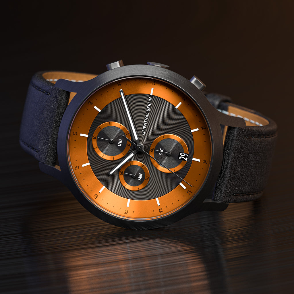 Chronograph LP – Dark Silver Orange