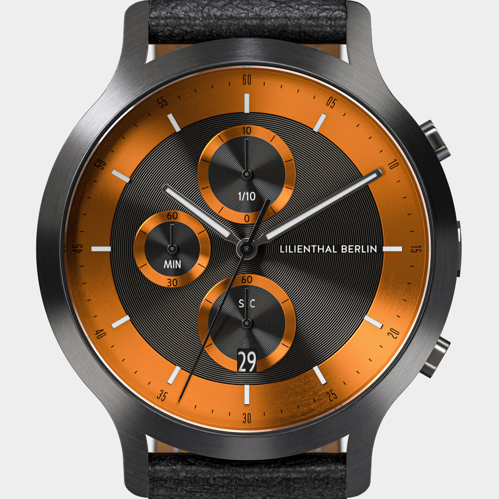 Chronograph LP – Dark Silver Orange