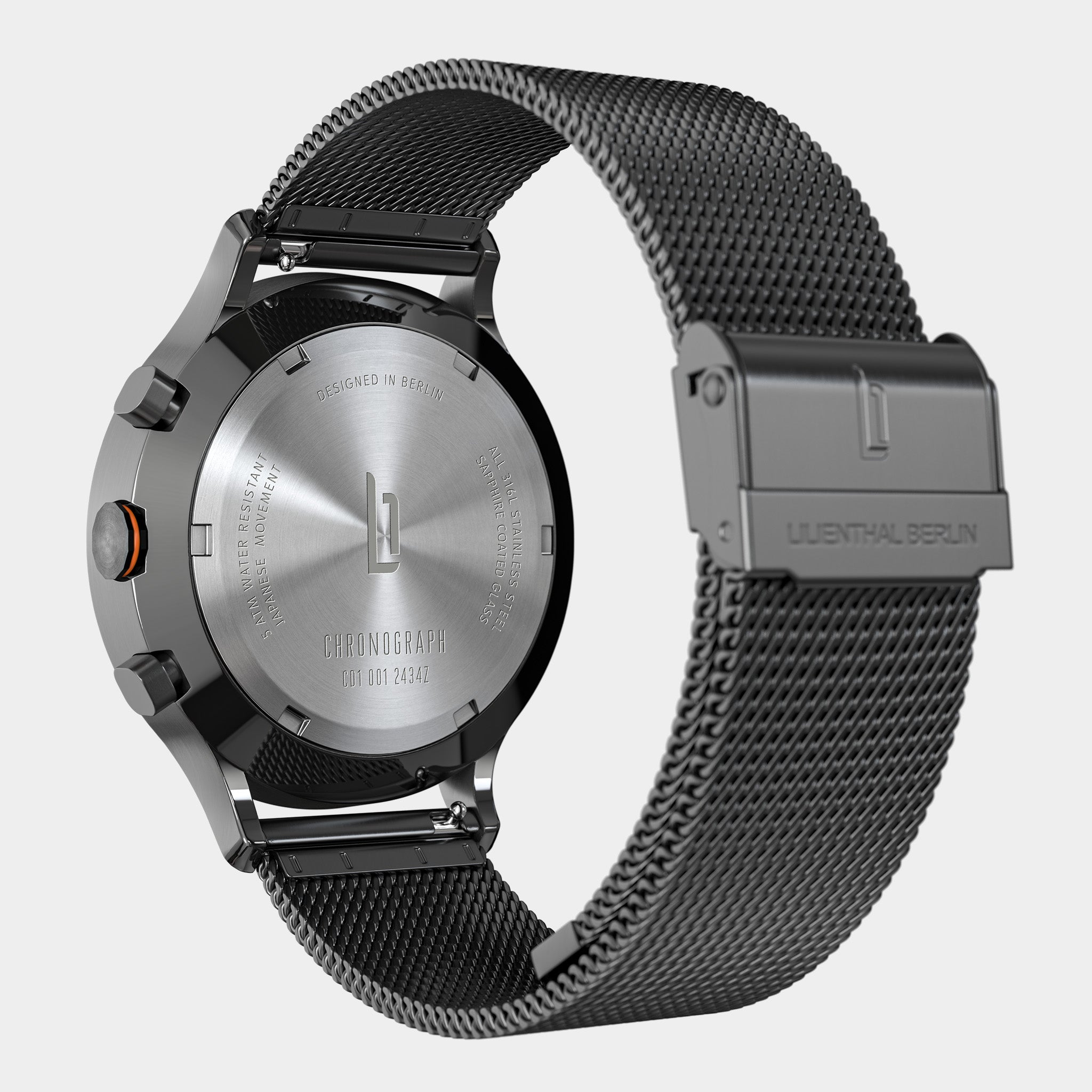 Chronograph LP – Dark Silver Orange