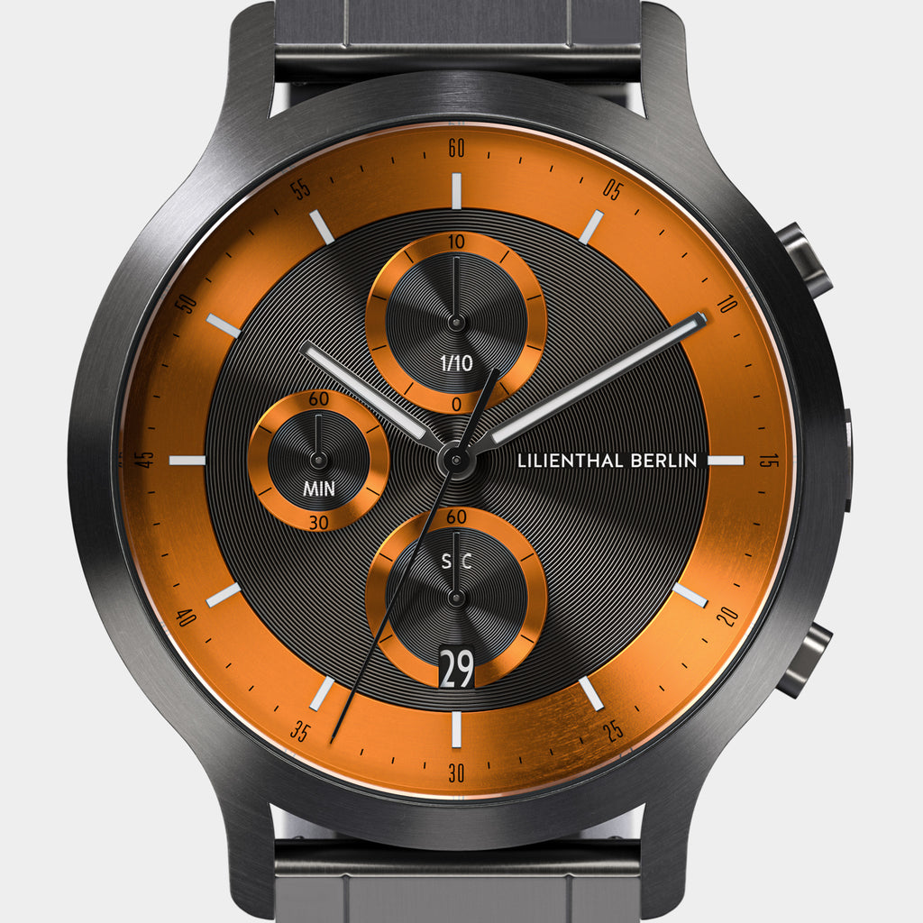 Chronograph LP – Dark Silver Orange