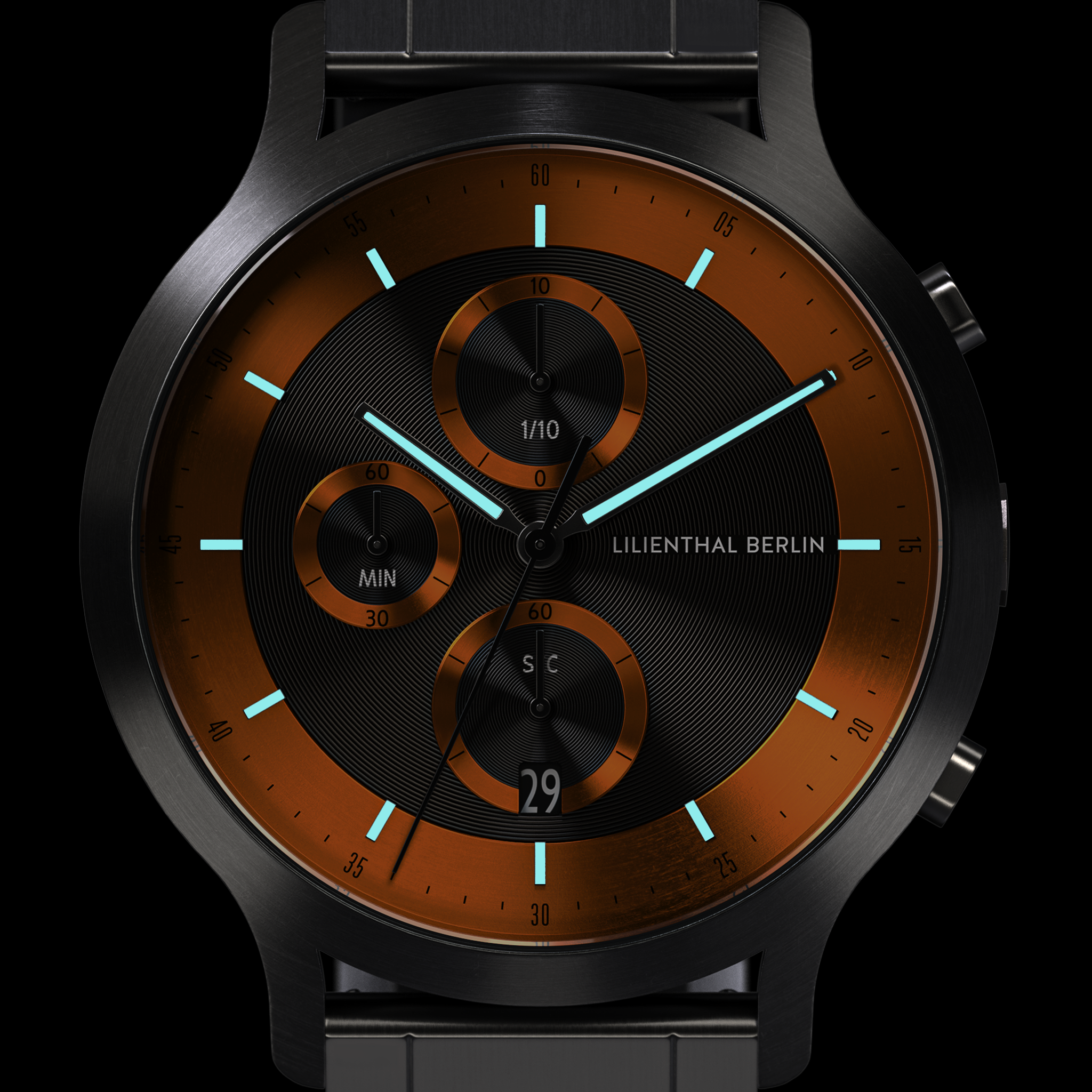 Chronograph LP – Dark Silver Orange