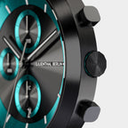 Chronograph LP – Black Cyan