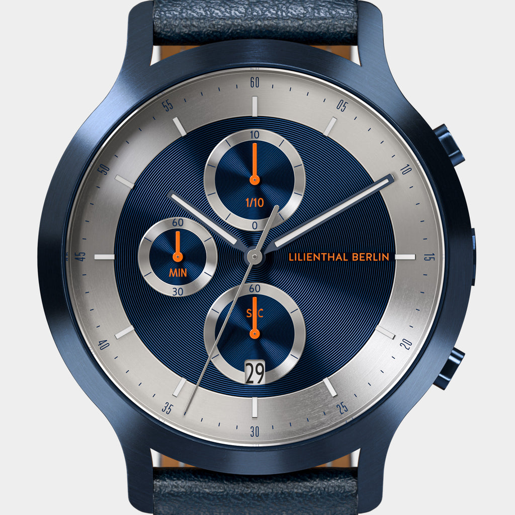 Chronograph LP – Blue Silver