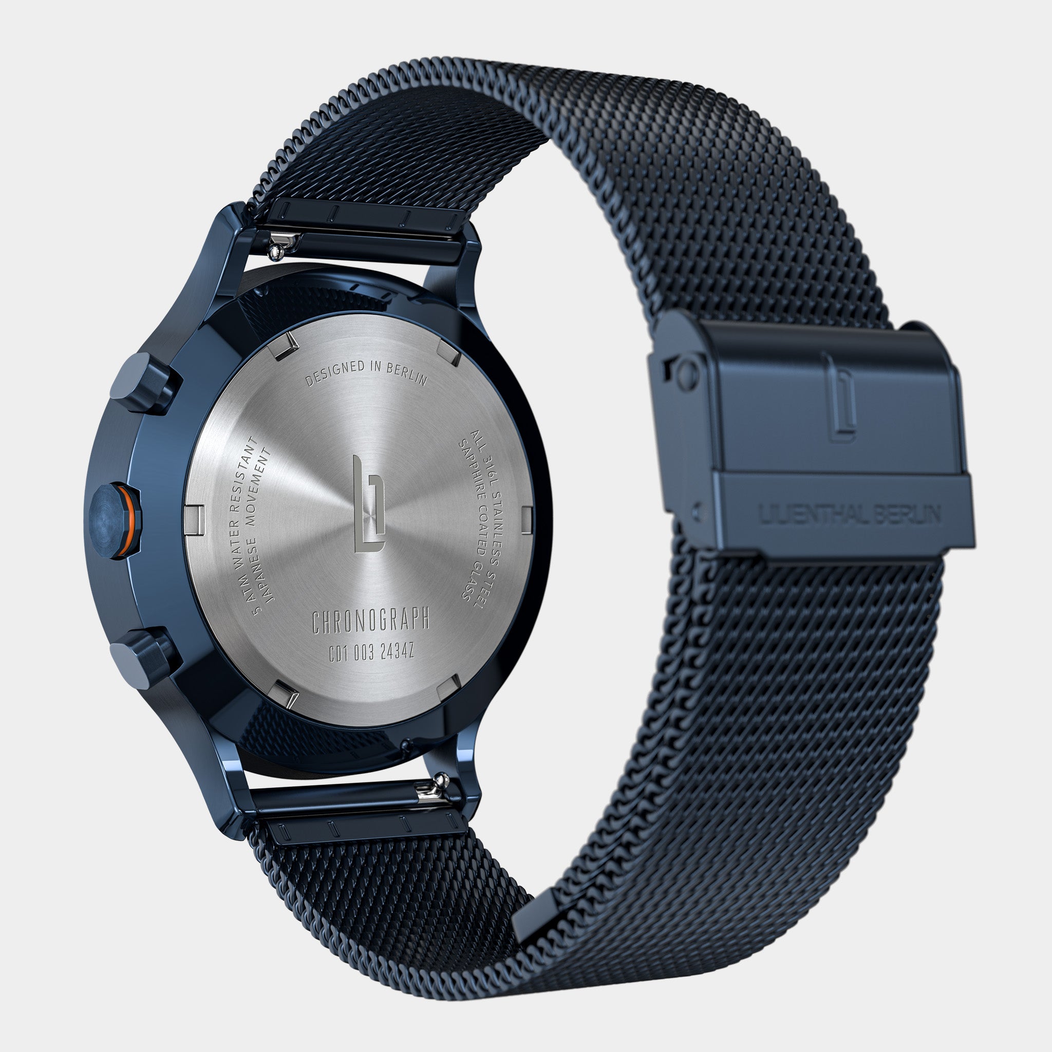 Chronograph LP – Blue Silver