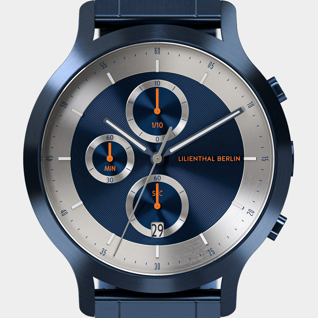 Chronograph LP – Blue Silver