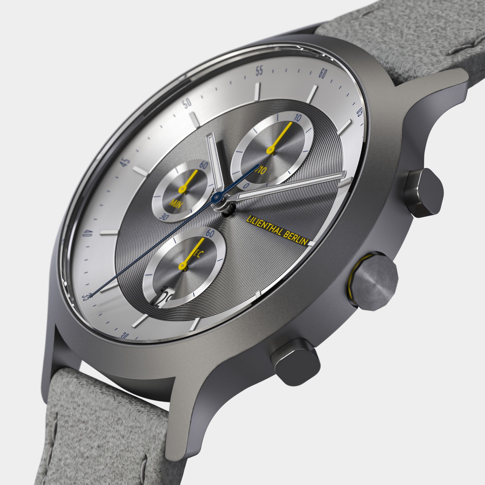 Chronograph LP – Dark Silver White