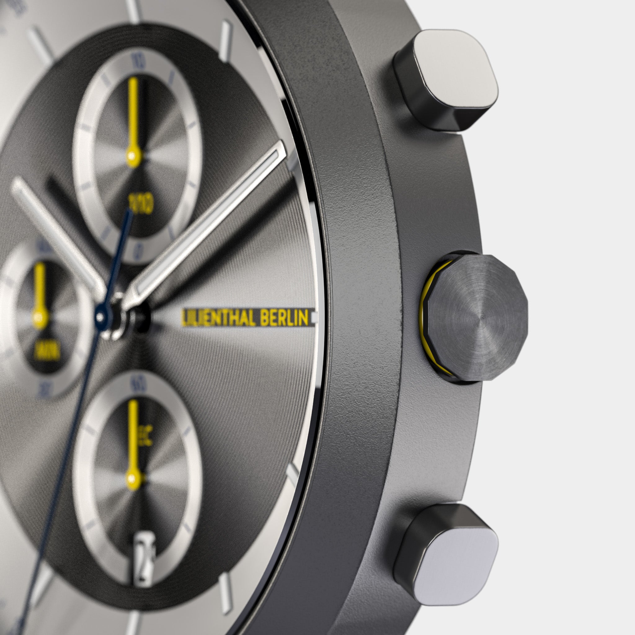 Chronograph LP – Dark Silver White