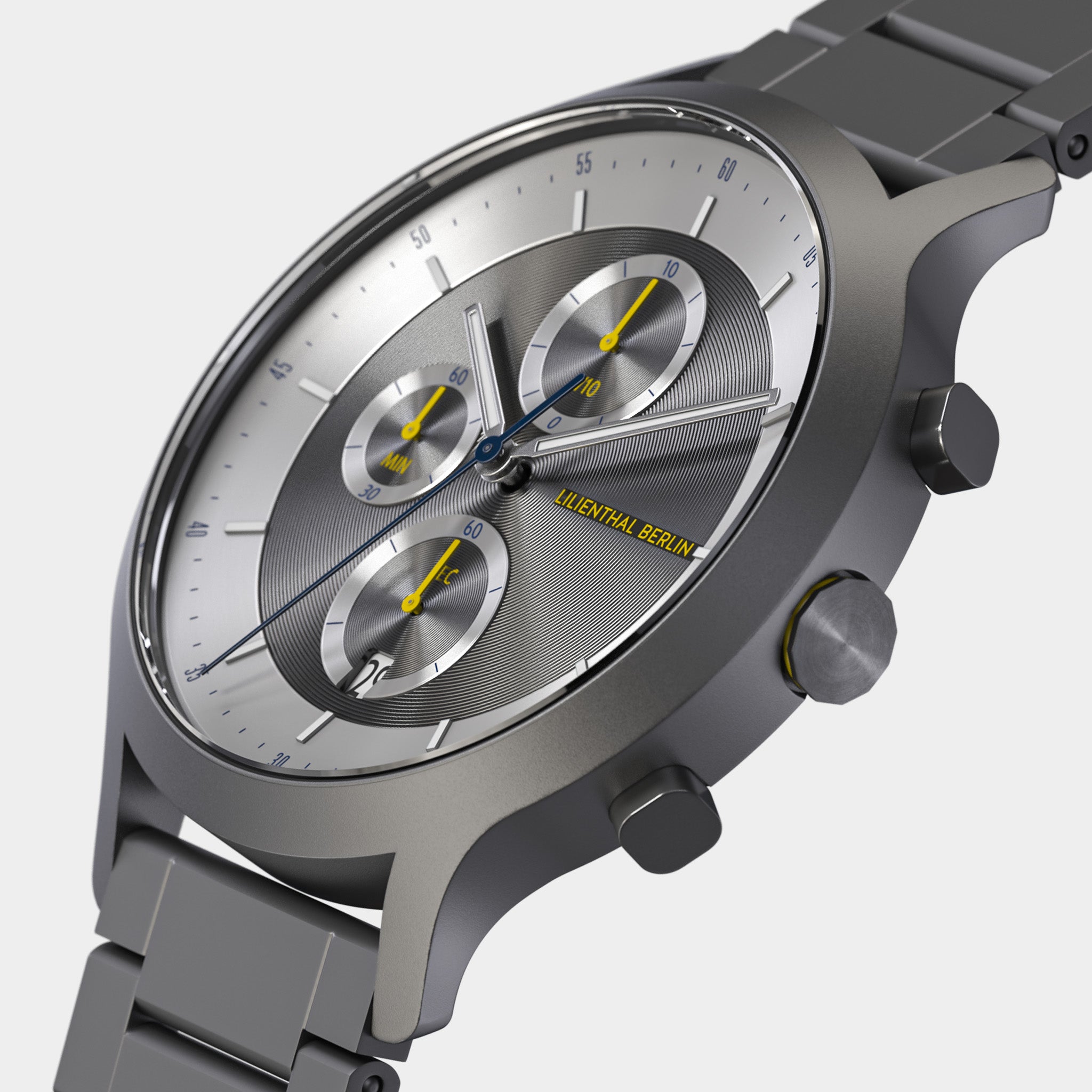 Chronograph LP – Dark Silver White