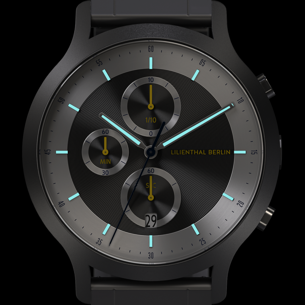 Chronograph LP – Dark Silver White