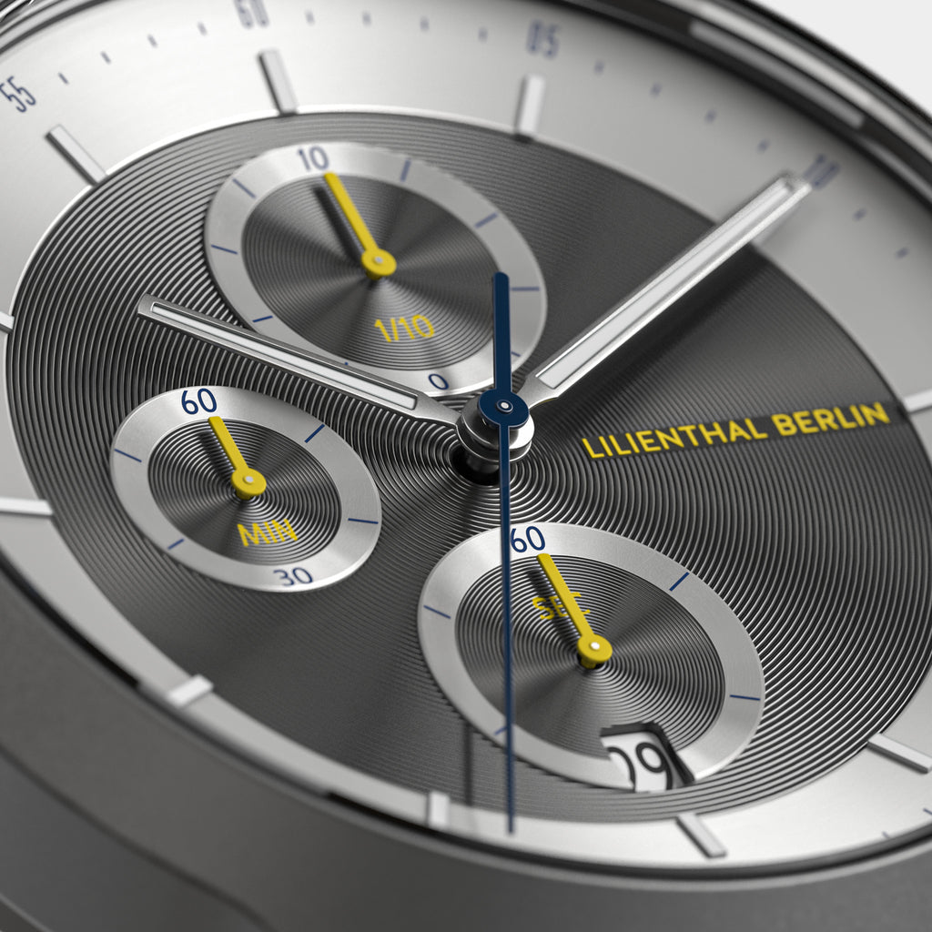 Chronograph LP – Dark Silver White