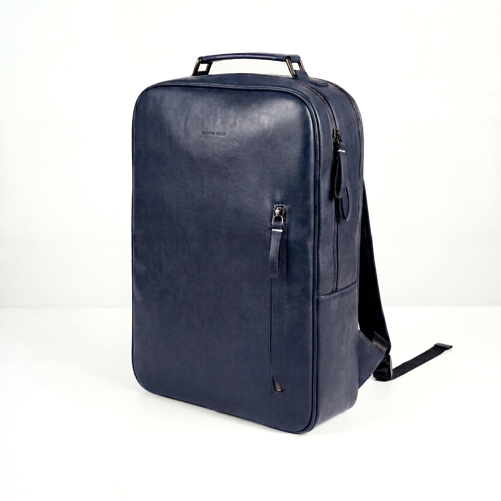 Virtuoso Minimalist Backpack – Navy Blue