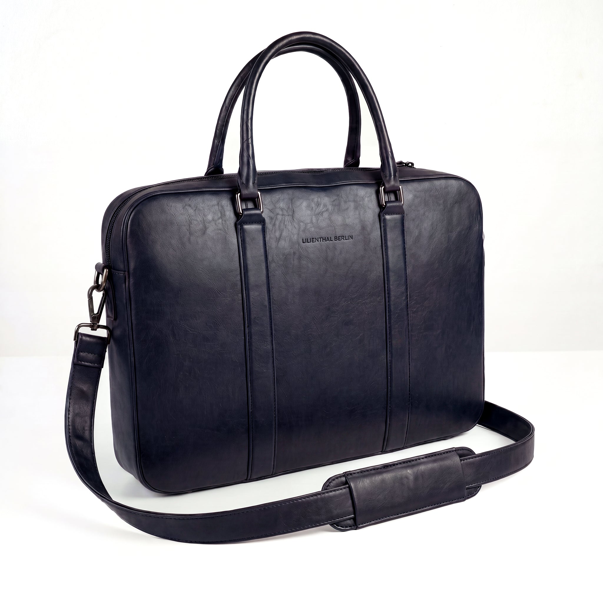 Virtuoso Classic Briefcase – Navy Blue