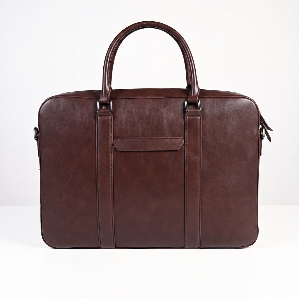 Virtuoso Classic Briefcase – Dark Brown