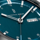 Neolux Day Date Dark Silver Blue - Lilienthal Berlin