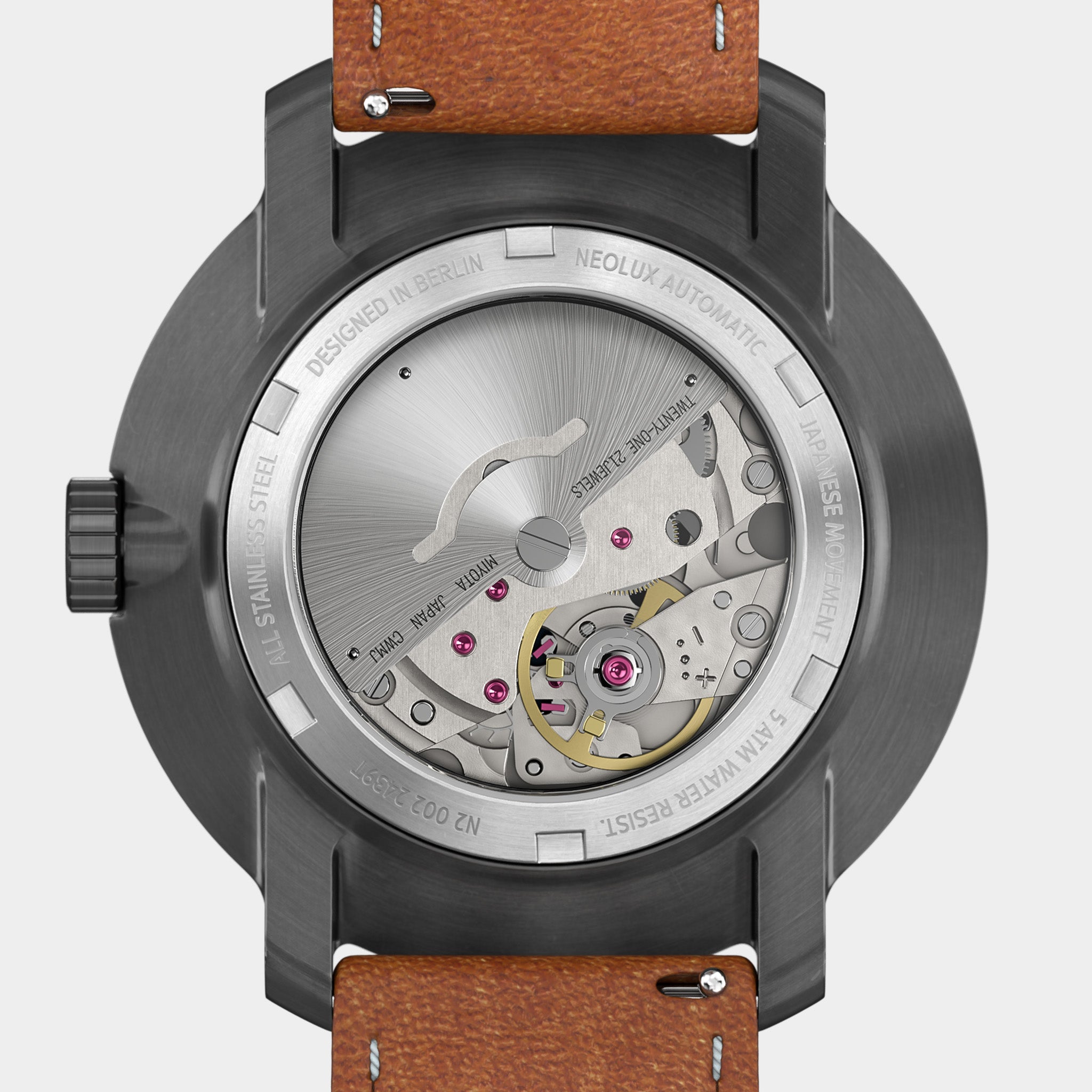 Neolux Day Date – Dark Silver Blue