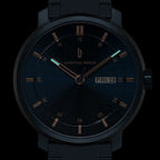 Neolux Day Date Blue Rose Gold - Lilienthal Berlin