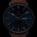 Neolux Day Date Blue Rose Gold - Lilienthal Berlin