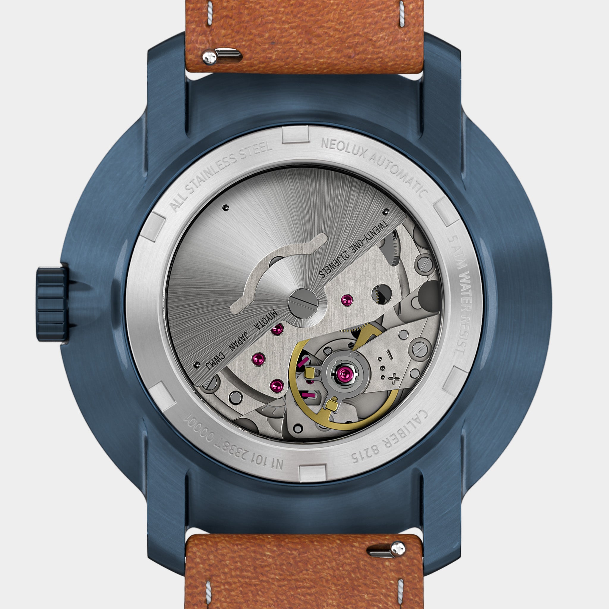 Neolux Day Date – Blue Rose Gold