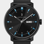 Neolux Day Date – Black Blue