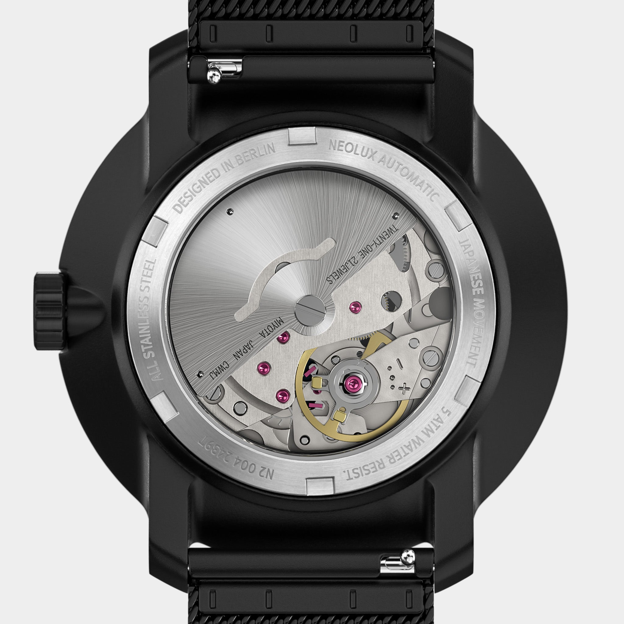 Neolux Day Date – Black Blue