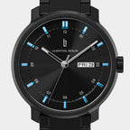 Neolux Day Date – Black Blue