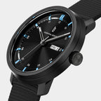 Neolux Day Date – Black Blue