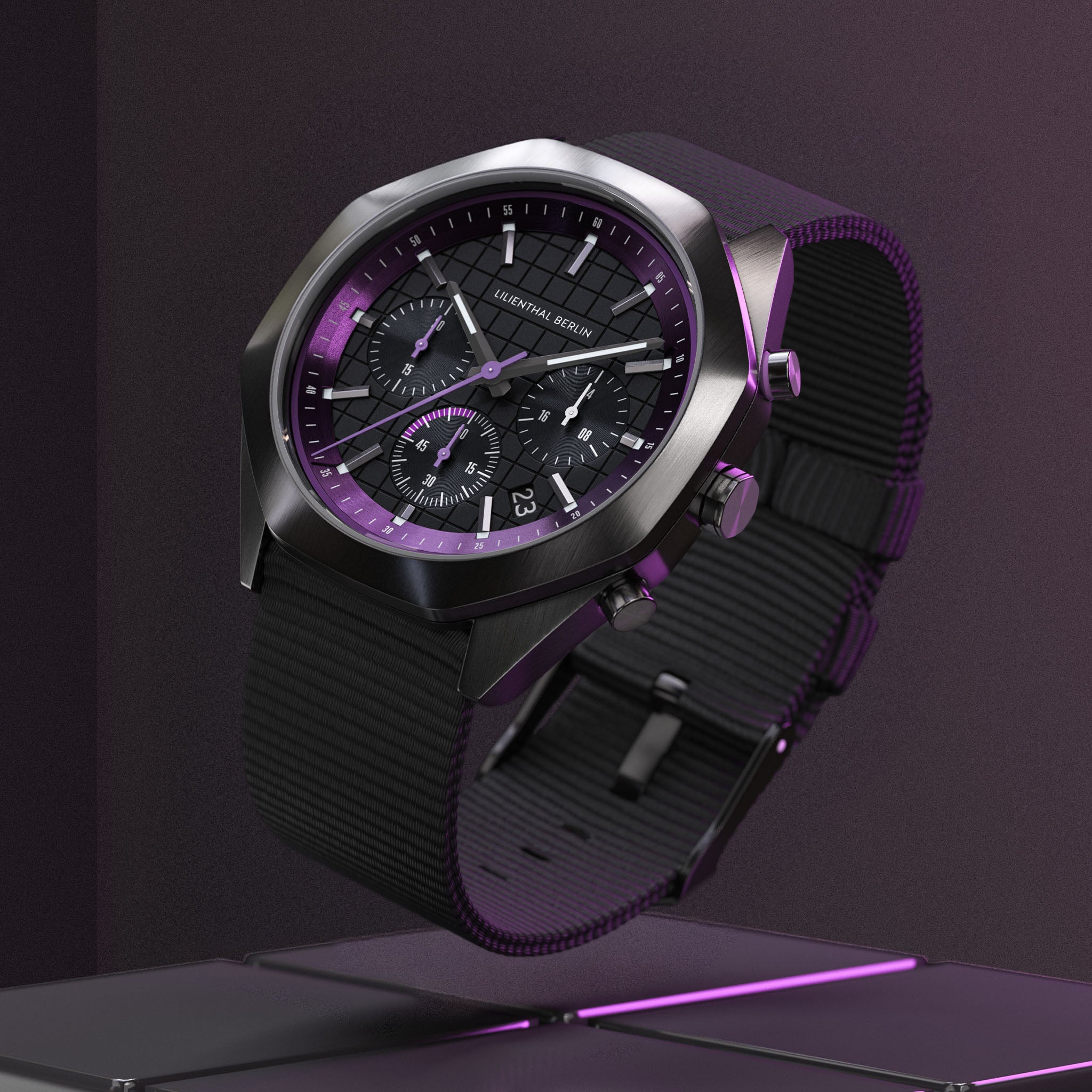 Octachrono – Dark Silver Purple